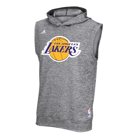 sleeveless Lakers hoodie